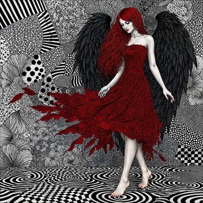Crimson Wing by SUNAGE