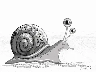 Snail's Journey #1 by Lukar