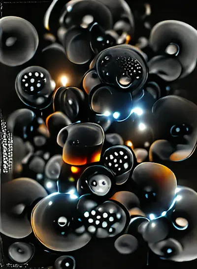 Lights in The Dark Bubbles by Johnny MEMonic